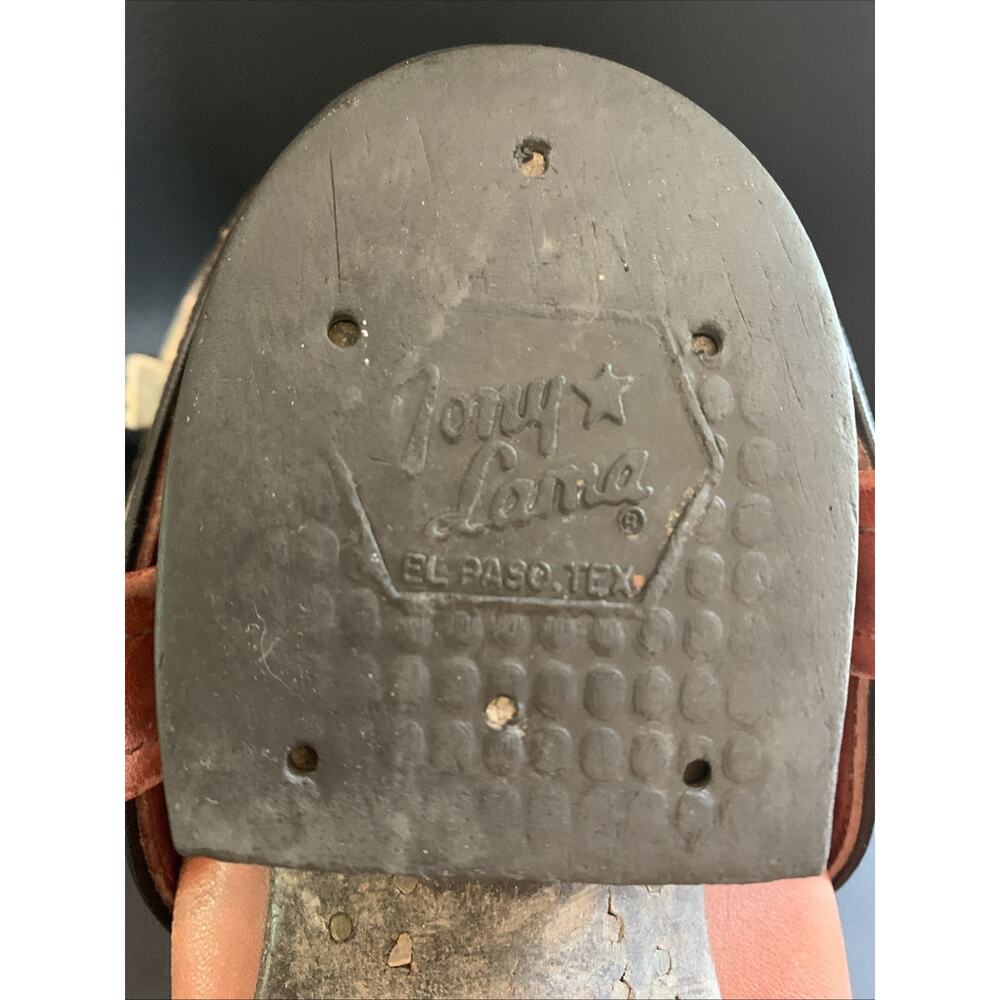Tony Lama Western Cowboy Boots Womens Sz 9 - Picture 9 of 10